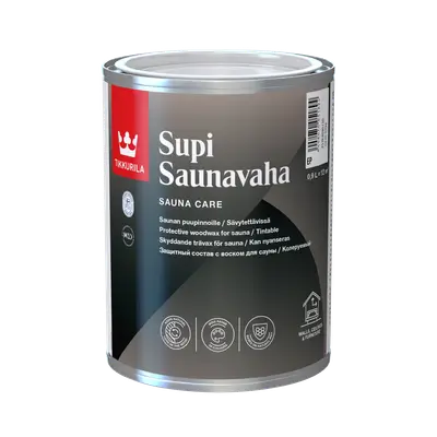 Tikkurila SUPI SAUNA WAX EP, ochranný náter saunovej lavice, bal: 0,9 l